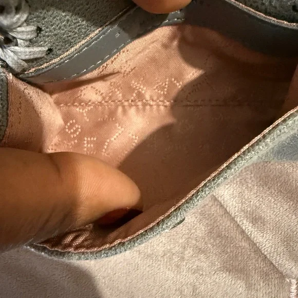 STELLA MCCARTNEY Falabella Micro Cardholder W/ Chain - Picture 9 of 11